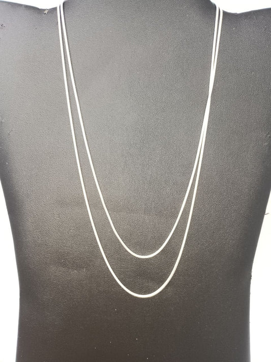 Sterling Silver Snake Chain, solid
