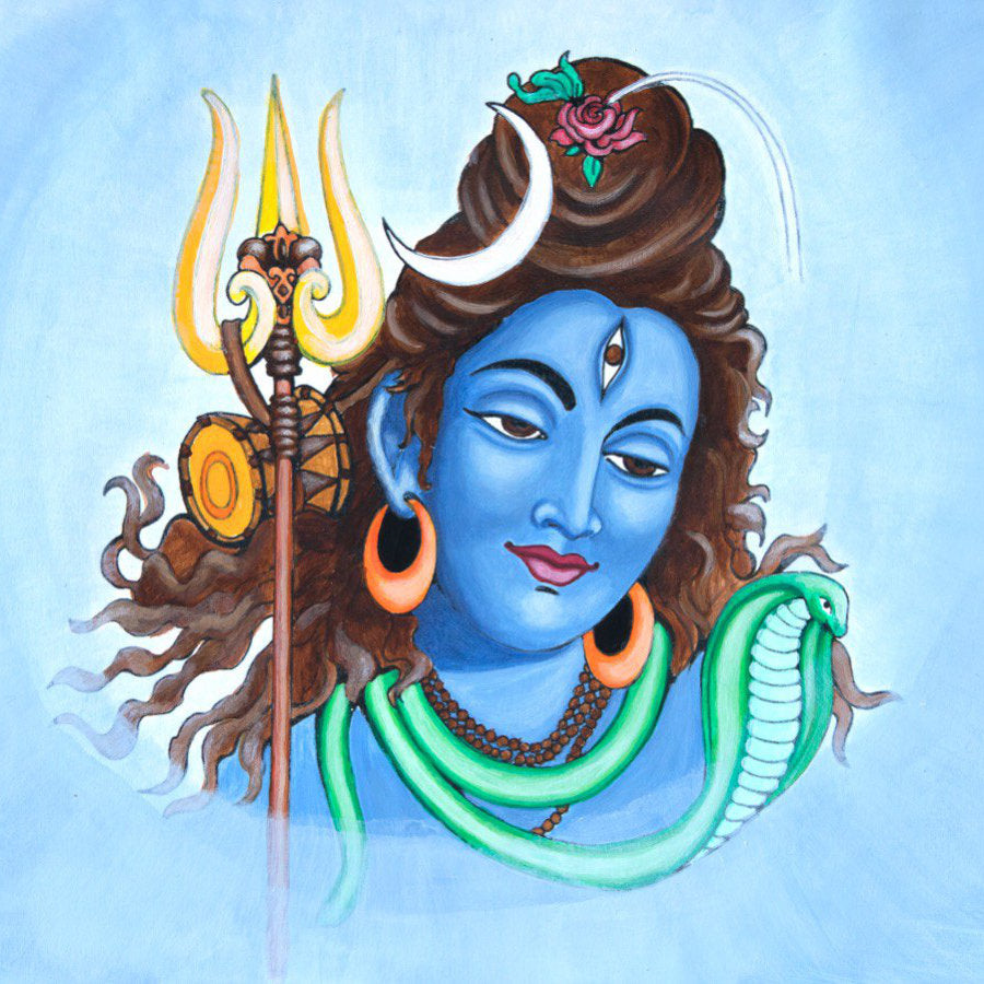 PAINTING MEDITATION - LORD SHIVA