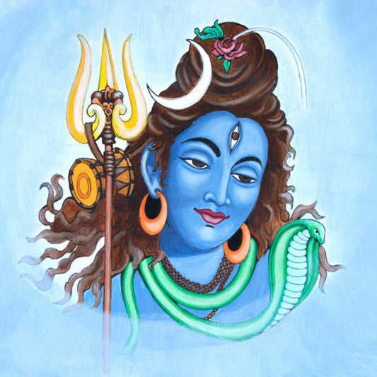 PAINTING MEDITATION - LORD SHIVA